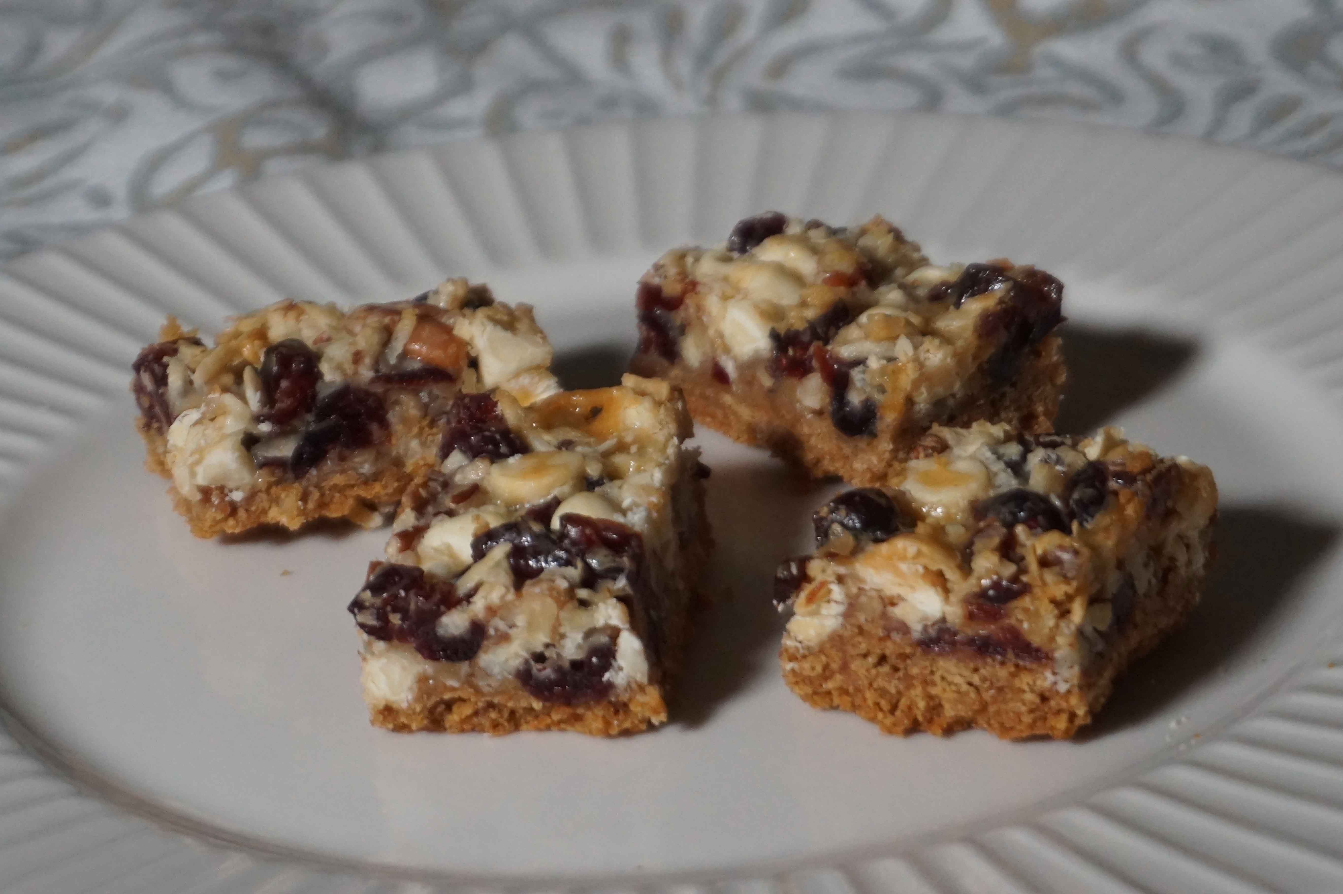 Mynde's Sweet Morsels cranberry coconut square cookies image